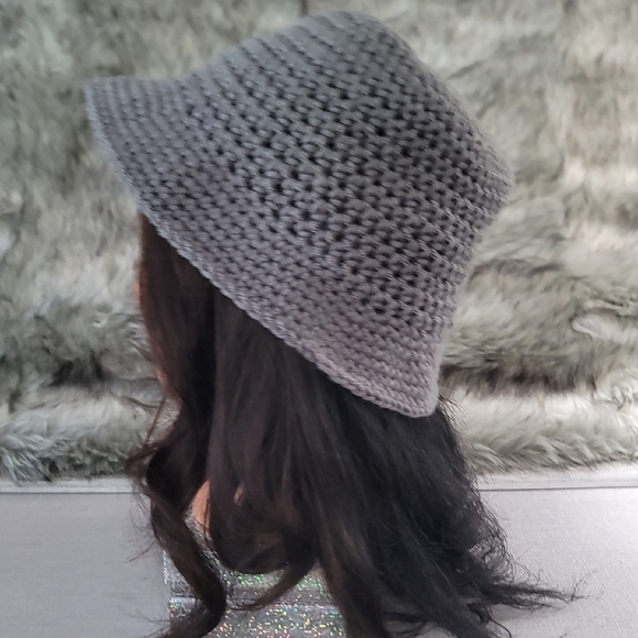 Gray Knit Women's Hat - Picture 3 of 14